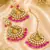 Ethnic kundan earrings for women