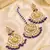 Traditional chandbali earrings set