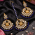 Traditional chandbali earrings set
