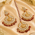 Lightweight kundan earrings set for women
