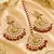 Lightweight kundan earrings set for women