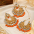 Designer Kundan Drop Earrings Combo