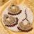 Festive Gold Plated Earrings Set