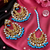 Traditional Kundan Dangler Earrings Set
