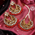 Kundan Stone Earrings with Tikka Set