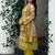 Olive-green festive printed with dupatta