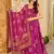 rani pink digital print anarkali suit set with dupatta