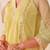 Lemon yellow embroidered chanderi silk kurta set