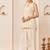 Daisy ivory embroidered chanderi silk kurta set