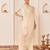 Daisy ivory embroidered chanderi silk kurta set