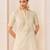 Daisy ivory embroidered chanderi silk kurta set