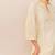 Daisy ivory embroidered chanderi silk choga kurti set
