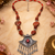 Artisan aura assorted beads necklace