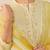 Mint green embroidered chanderi silk short kurti gharara set