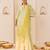 Mint green embroidered chanderi silk sharara set