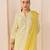 Mint green embroidered chanderi silk sharara set