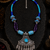 Nomadic grace mixed beads statement necklace