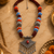 Handcrafted heritage necklace with german silver ornament