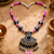 Traditional fusion multi-bead necklace