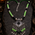 Tribal luxe necklace with german silver pendant