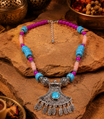 Antique melody beaded necklace