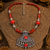 Desert moon assorted beads statement necklace