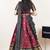 Maroon woven art silk lehenga choli
