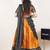 Mustard woven art silk lehenga choli