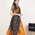 Mustard woven art silk lehenga choli
