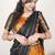 Mustard woven art silk lehenga choli