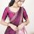 Pink woven art silk lehenga choli