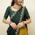 Yellow woven art silk lehenga choli