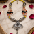 Mixed beads ornamental necklace