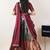 Green woven art silk lehenga choli