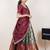 Green woven art silk lehenga choli
