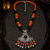Ethnic assorted beads statement necklace