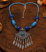 Boho assorted beads necklace