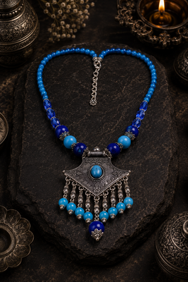 Artisan multi-beads necklace 2