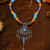 Heritage beads necklace with german silver pendant