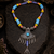 Heritage beads necklace with german silver pendant