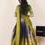 Blue woven art silk lehenga choli