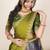 Blue woven art silk lehenga choli