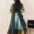 Sea Green woven art silk lehenga choli