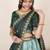 Sea Green woven art silk lehenga choli