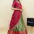 Green woven art silk lehenga choli