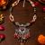Handcrafted mixed beads jewellery necklace