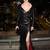 women’s black real leather sleeveless zip-up full dress with belt