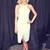 Women’s white lambskin leather elegant halter dress