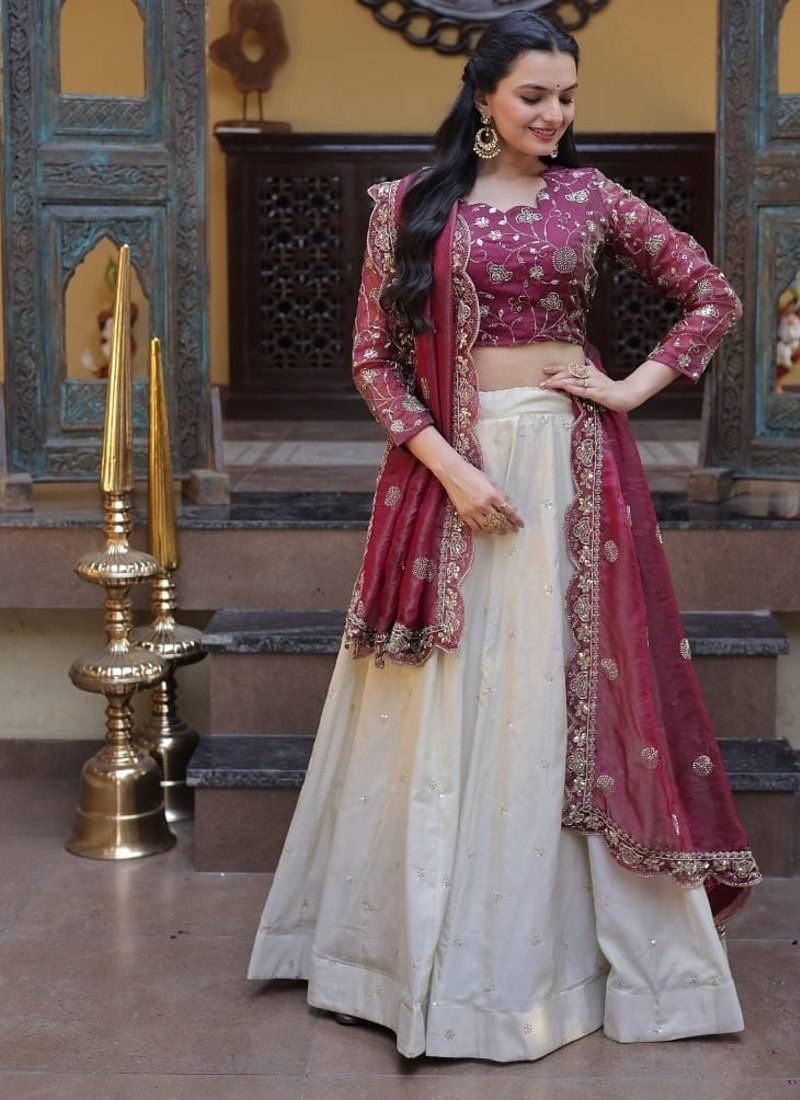 Women Embroidered Lehenga Choli with Dupatta | Designer Wedding & Festive Wear