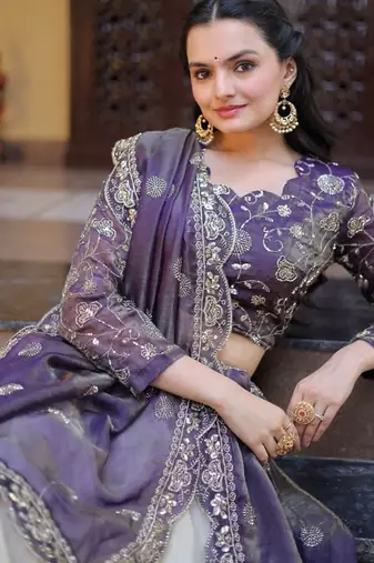 Women Embroidered Lehenga Choli with Dupatta | Designer Wedding & Festive Wear